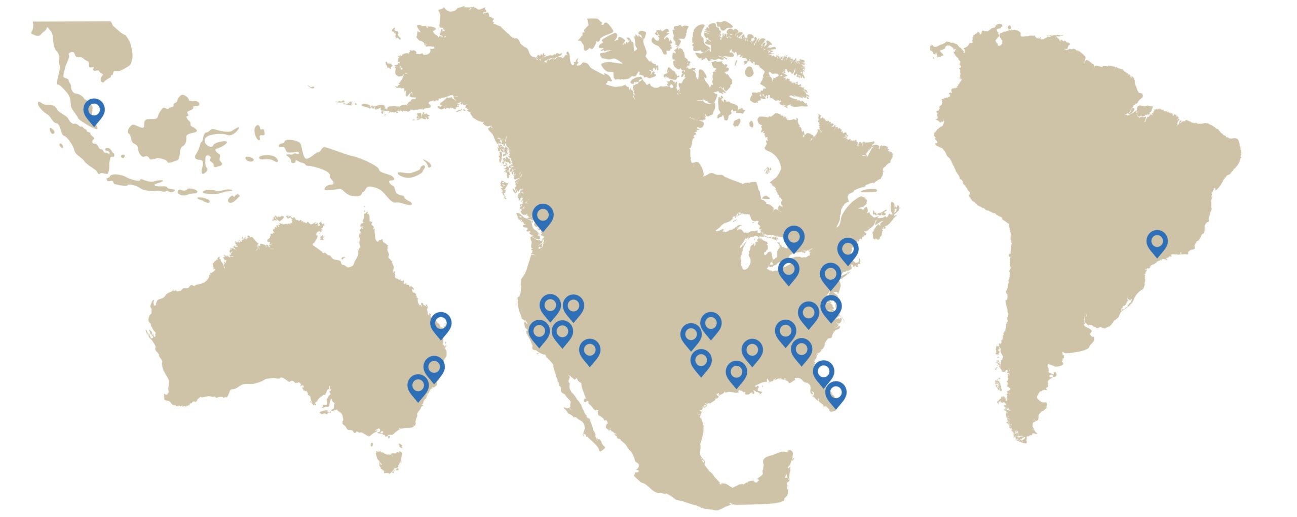 PAG Locations Map - Fall 2024 PAG Office Locations Map